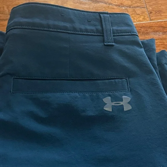 Under Armour Deep Blue Athletic Shorts - Picture 3 of 4
